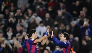 Messi y Suárez brillan en victoria del Barcelona