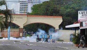 El PRM se desvincula de bombas lanzadas en Nagua