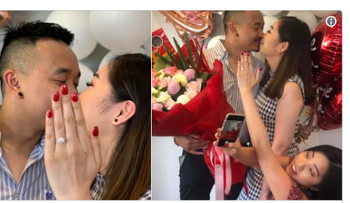 Chequea el truco del hombre que causa furor, tras pedirle matrimonio a su novia y ponerle el anillo a la prima