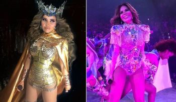 Gloria Trevi escupió agua a Aurelio Nuño, en pleno concierto y todo fue captado en video