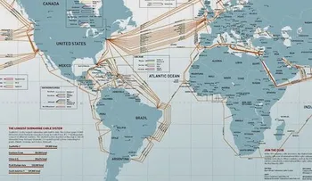 Revelan la oculta maraña de cables submarinos que unen los continentes