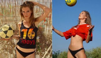 Astrid Ericsson, la sueca que sorprende con su talento y belleza en el futvóley