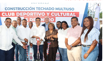 Gobierno construye cinco techados en Los Alcarrizos y Pedro Brand por RD$116 millones