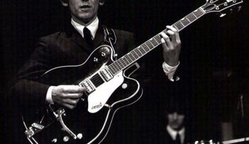 Subastan guitarra de George Harrison por 490,000 dólares 