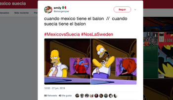 Los memes del partido de México contra Suecia