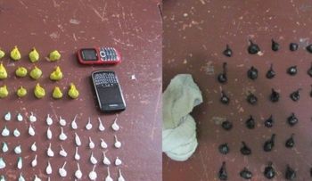 Hombre intenta arrojar marihuana a canal para evitar ser detenido 