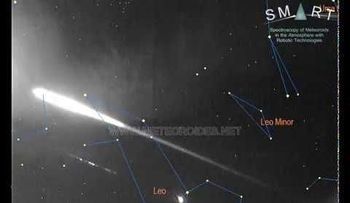 Una bola de fuego se destruye antes de impactar en tierra de España
