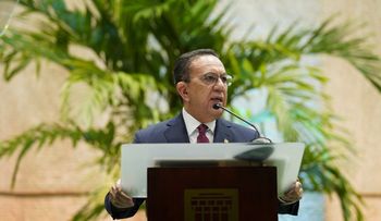 Discurso del gobernador, Héctor Valdez Albizu, en el septuagésimo cuarto aniversario del BCRD