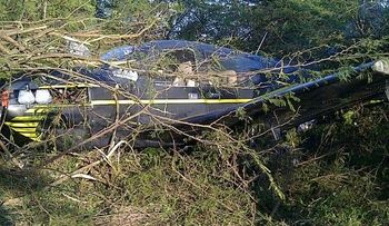 Un avión se estrella en el aeropuerto del Cibao