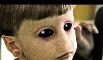 Un alegado extraterrestre hibrido encontrado en la luna 