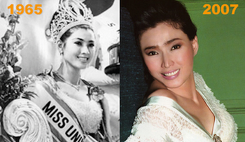 La miss universo tailandesa de 67 años que no envejece