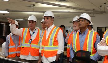 Abinader supervisa nueva planta Energas 4 que incorporará 130 MW al sistema eléctrico nacional