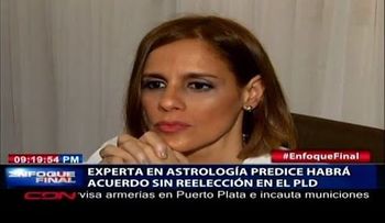 PLD logrará un acuerdo sin reelección de DM y "una mujer joven será trascedental", predice astróloga 