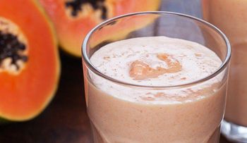 Licuado para la diabetes y colesterol de papaya con avena