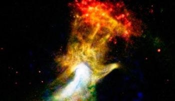 La "Mano de Dios", por la NASA