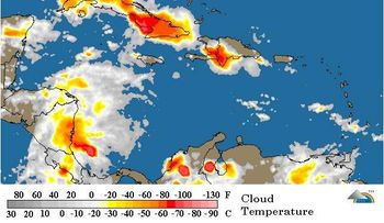 Onda tropical y vaguada provocarán lluvias hoy y mañana