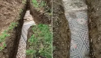 Arqueólogos italianos descubren en Verona un mosaico de la antigua Roma en perfecto estado