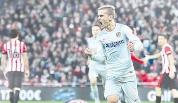 Griezmann brinda triunfo al Atlético