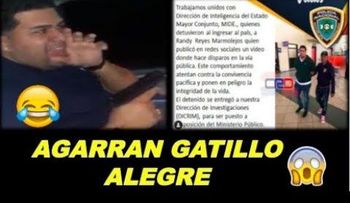 Policía apresa al "Niño malo" que disparó desde su vehículo y subió video a las redes