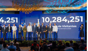 RD recibe 10.2 millones de visitantes en 11 meses