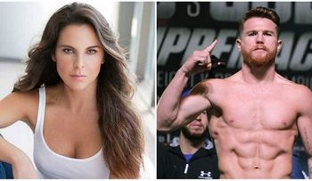  Kate del Castillo confiesa tuvo un romance con "Canelo" Álvarez y echaron "varios rounds", pero él caía primero