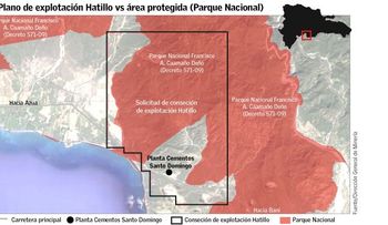 Industria y Comercio certifica no existe permiso de explotación para cementera de los Abinader