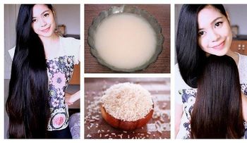 Como utilizar el agua de arroz fermentado para el pelo largo y saludable 