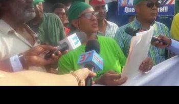 ¡Danilo Medina; que se vaya ya!â?: Plantón pide destitución del Presidente 