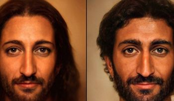 El "verdadero rostro de Jesús", pintado por el artista Bas Uterwijk