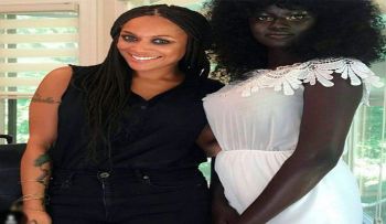 La diosa negra que deslumbra con su color y belleza únicos