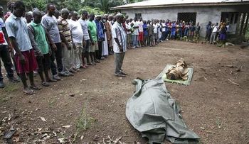Protestas en Liberia por cadáveres con ébola 
