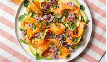 Ensalada de zanahoria y aguacate: fresca y fácil de preparar