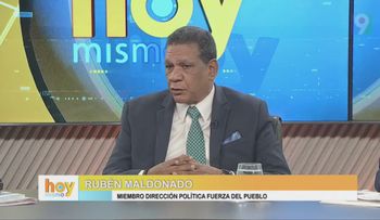 Rubén Maldonado: "RD está sentada sobre una bomba de tiempo bajo el PRM"