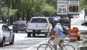 La reducción velocidad vehicular en Nueva York se inicia este lunes desde Alto Manhattan