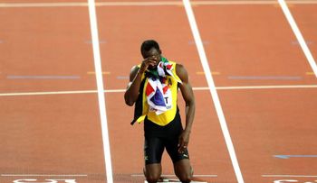 Usain Bolt, tercero en su última carrera en solitario