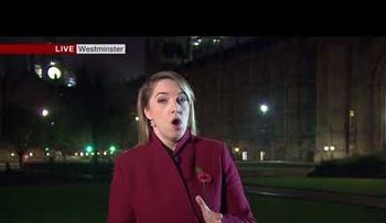 Gritos "sexuales" interrumpen un reportaje político de la BBC