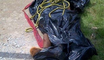 Pared aplasta haitiano en Los Cacicazgos