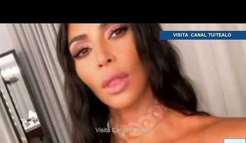Kim Kardashian y su nueva forma de llamar la atención con implante de un collar bajo la piel   