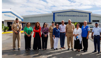 Delegación ONU visita centro DGM en Haina