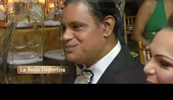 Reconocimiento a Sammy Sosa en la boda de Franklin Mirabal