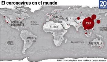 Muertos en el mundo por el coronavirus, 76,420