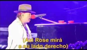 Fantasma interrumpe show de Guns N Roses (VIDEO)