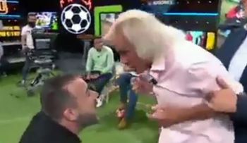 El ataque de furia del "Loco" Gatti en TV: casi se toma a golpes de puño en un programa en vivo