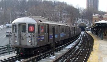 Suspenden servicio del tren Uno en la noche durante dos semanas en alto Manhattan