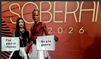 Nileny Dippton protesta en Premios Soberano con impactante performance