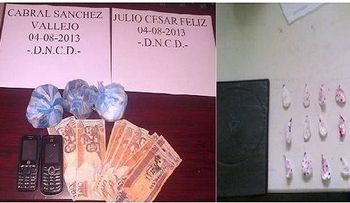 Apresan pareja con un kilo de cocaína en un residencial de SDE
