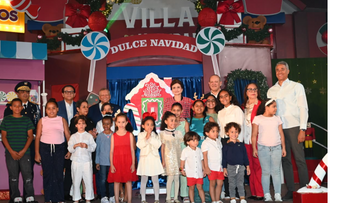 Inauguran Villa Navidad en Santiago