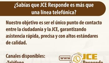 JCE fortalece servicios en "Centro de Contacto Institucional JCE Responde"