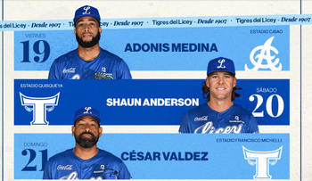 Licey anuncia rotación para próximos tres partidos
