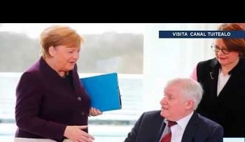Ministro se niega a saludar a Angela Merkel por coronavirus